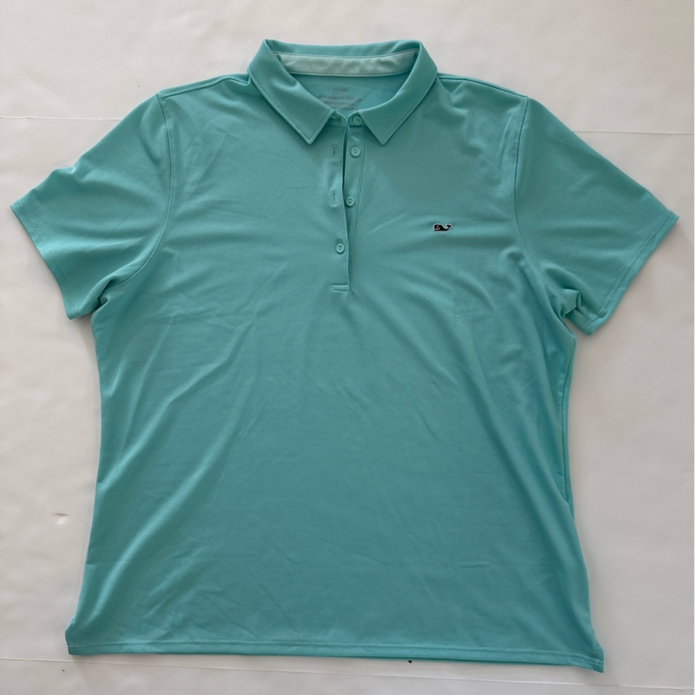 Vineyard Vines Aqua Polo Shirt